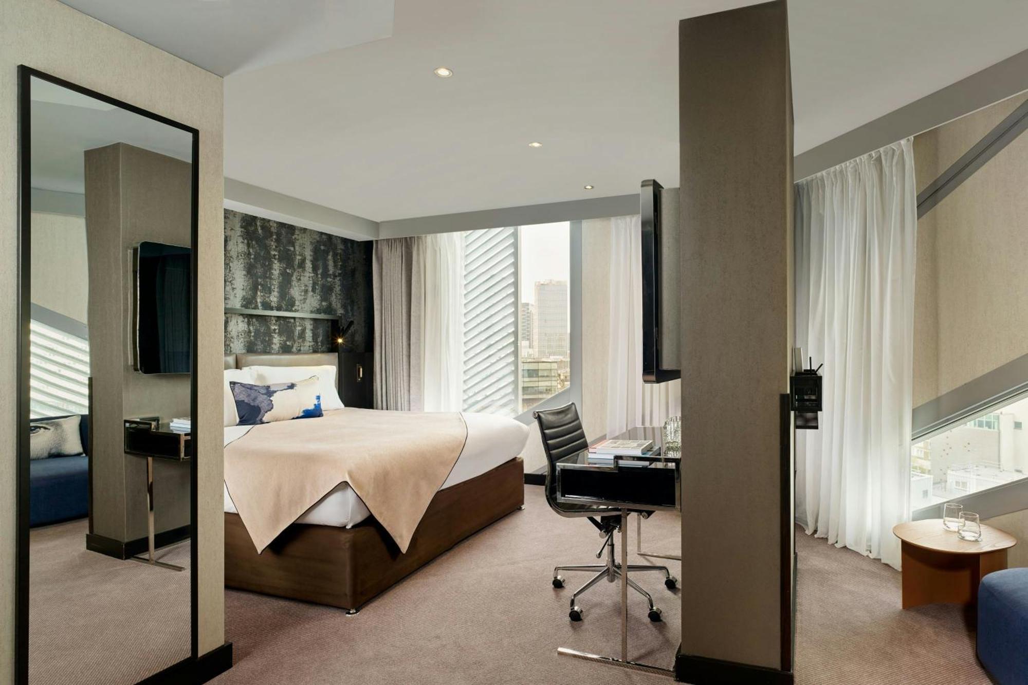 Hotel Montcalm East, Autograph Collection Londres Exterior foto A bedroom at the hotel